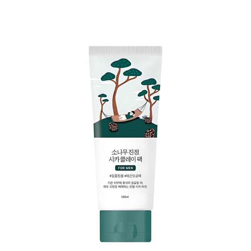 For Men Pine Calming Cica Clay Pack