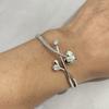 Love Light Luxury High-end Fashion Jewelry Three-dimensional Pattern Heart-shaped Bracelet Bracelet