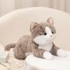 Charming Realistic Cat Plush Toy Cute Kitten Figure Ideal For Creative Giving Gift