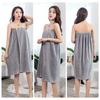 Wearable Bath Large Wrap Adult Bath Easy to Stays in Soft to the Ideal for Hot and Women's Towel, Size, Towel, Dress, Plain, Absorbent, Wear, Place,