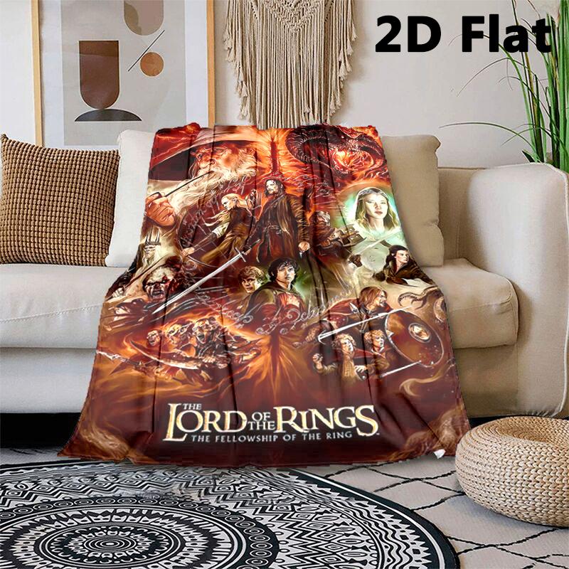 1PC The Lord of the Rings blanket, all-season lightweight home office outdoor nap multifunctional blanket, Christmas gifts