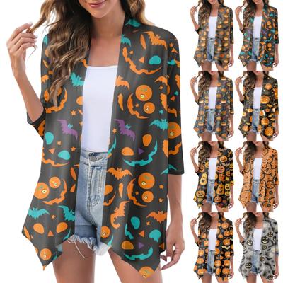 Women's Fashion Casual Cozy Halloween Cardigan Jacket