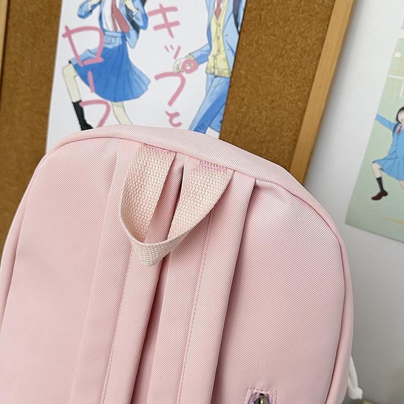 Japanese Cute Girl Light Backpack Large Capacity Backpack Anime High Beauty Bar Bag