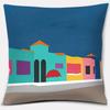 Summer color Series Pillow Gift Home Office Decoration Pillow Bedroom Sofa Car Cushion Cover Pillowcase