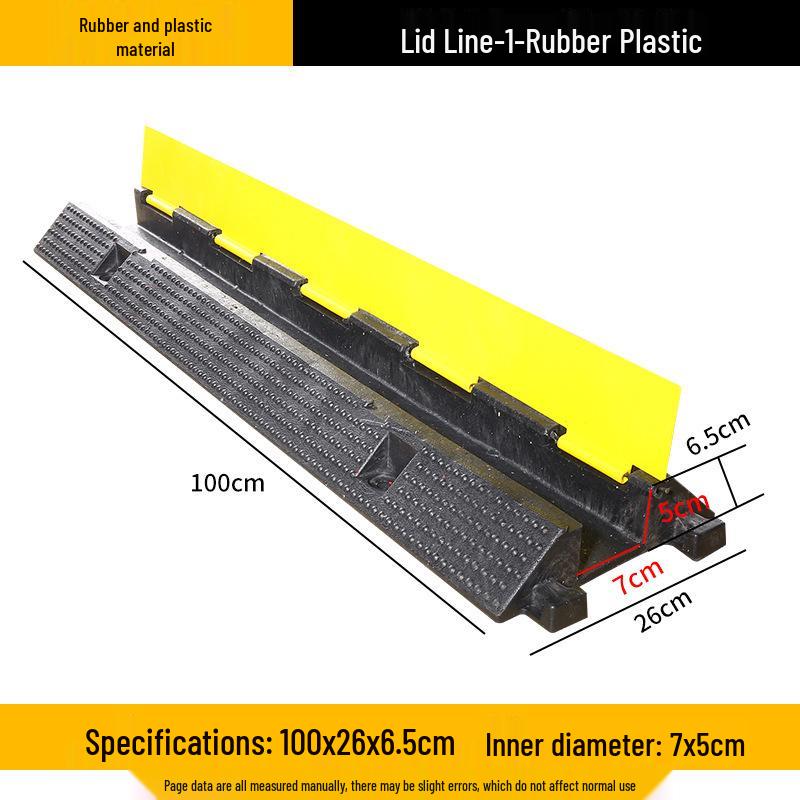 Rubber and Plastic Cable Protection Speed Bump