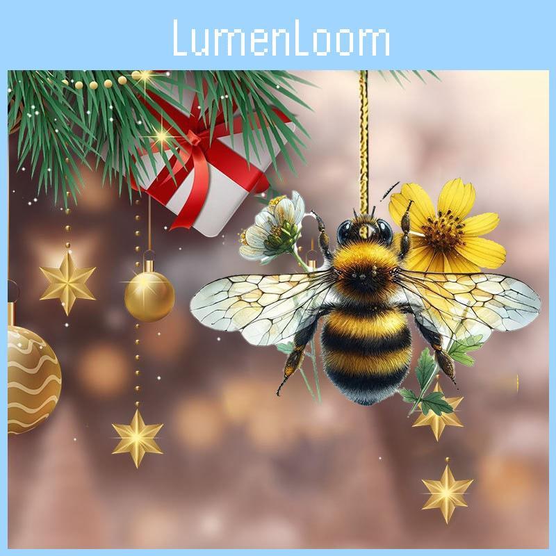 Decor drăguț, minimalist, acrilic, cu albină pentru mașină, cadou pentru farmec interior festiv