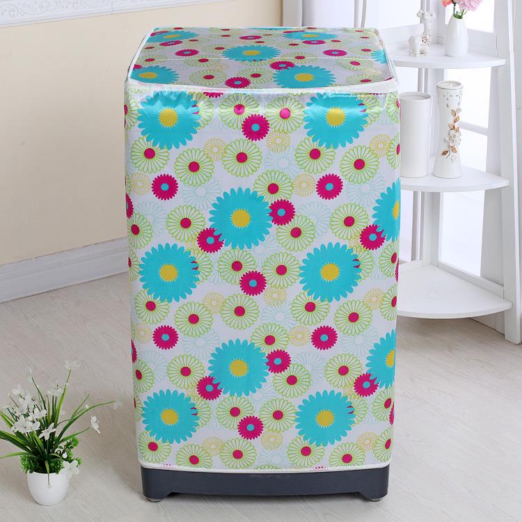 Kang's Satin Fabric Dust Cover for Vertical Pulsator Double Tub Washing Machines