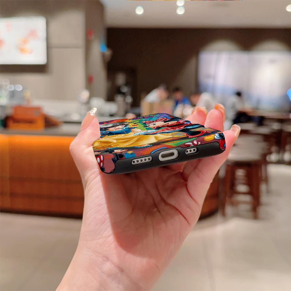 Disney phone case, double-layer protective cover, suitable for iPhone X/XS/SE/7/8/11/12/13/14/15/16/17 Pro Max Plus