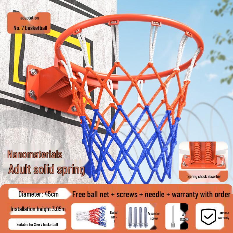 LANGZHIWEN Wall-Mounted Outdoor Basketball Hoop
