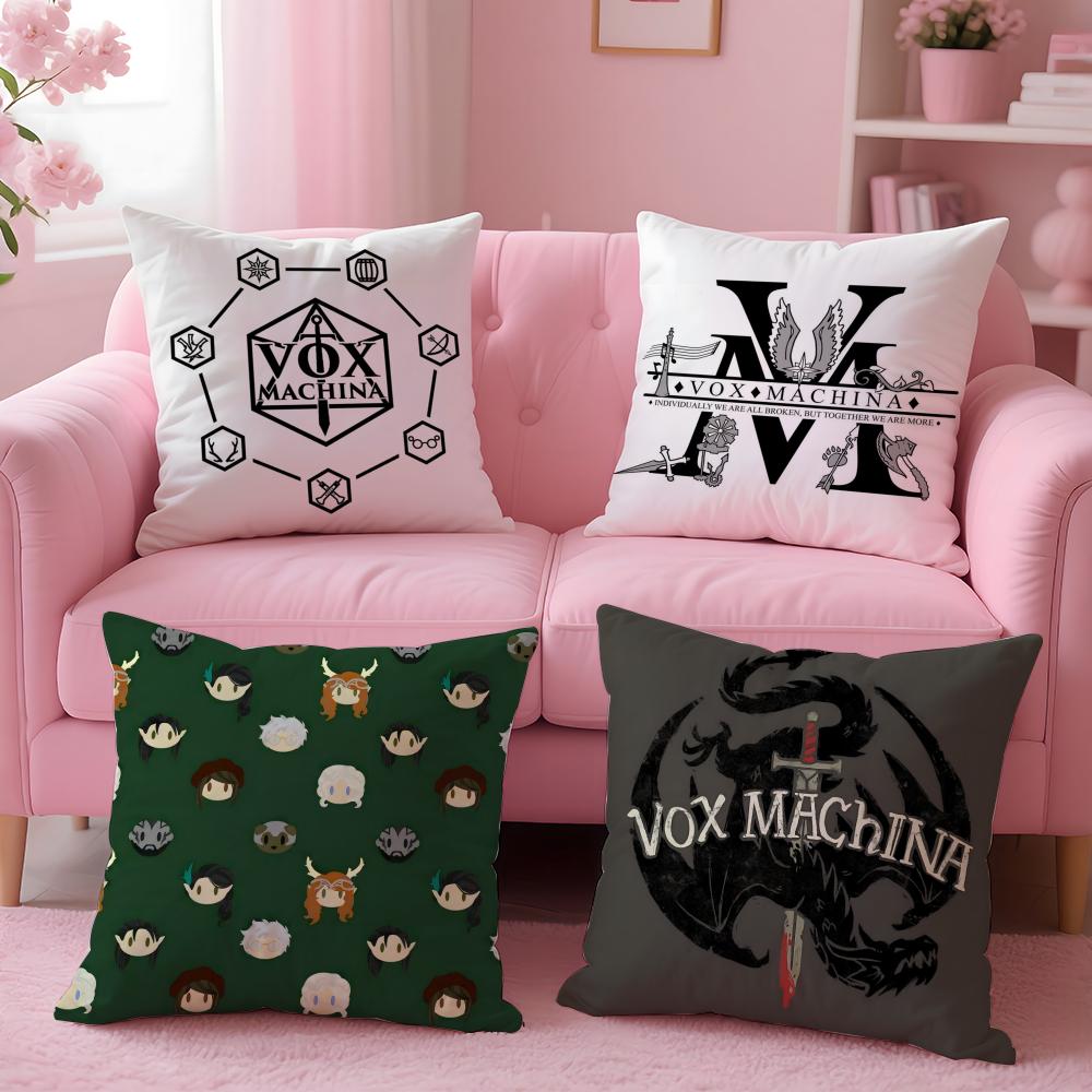 The Legend V-vox Machina Pillow Case Plush Fabric Soft Double-Sided Printed Sofa Warm Winter Home Gift Cushion Cover