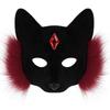 Funny Cat Face Masks Cosplay Half Face Mask Fancy Halloween Masquerade Mask  Theater