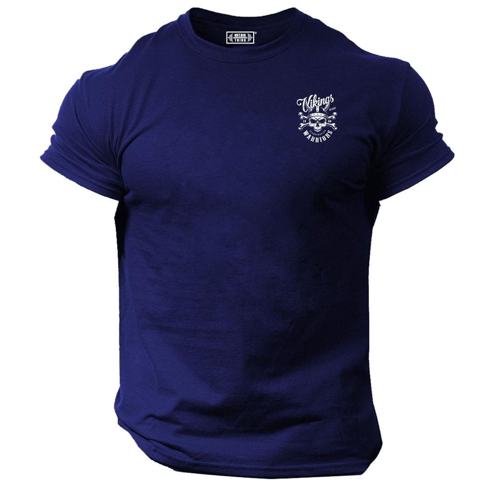Vikings Warriors T Shirt Small Gym Clothing Bodybuilding Exercise Boxing Mma Top