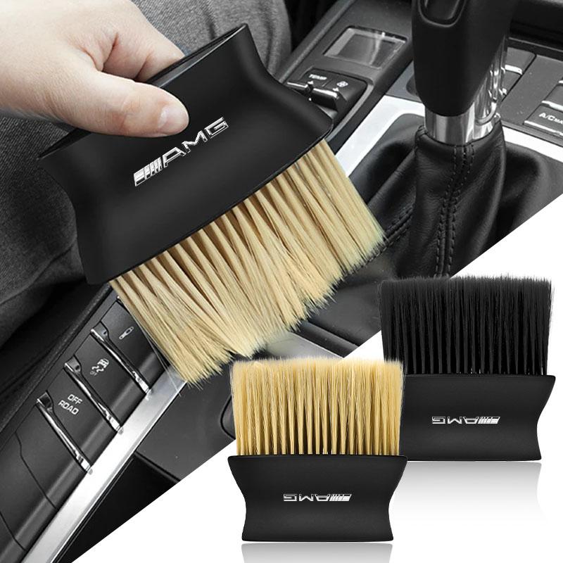 Car Dedusting Brush Air Outlet Cleaning Brush Stickers For Mercedes Benz C400 C450 C160 C180 C200 C220 C250 C300 C350 C Class PH8