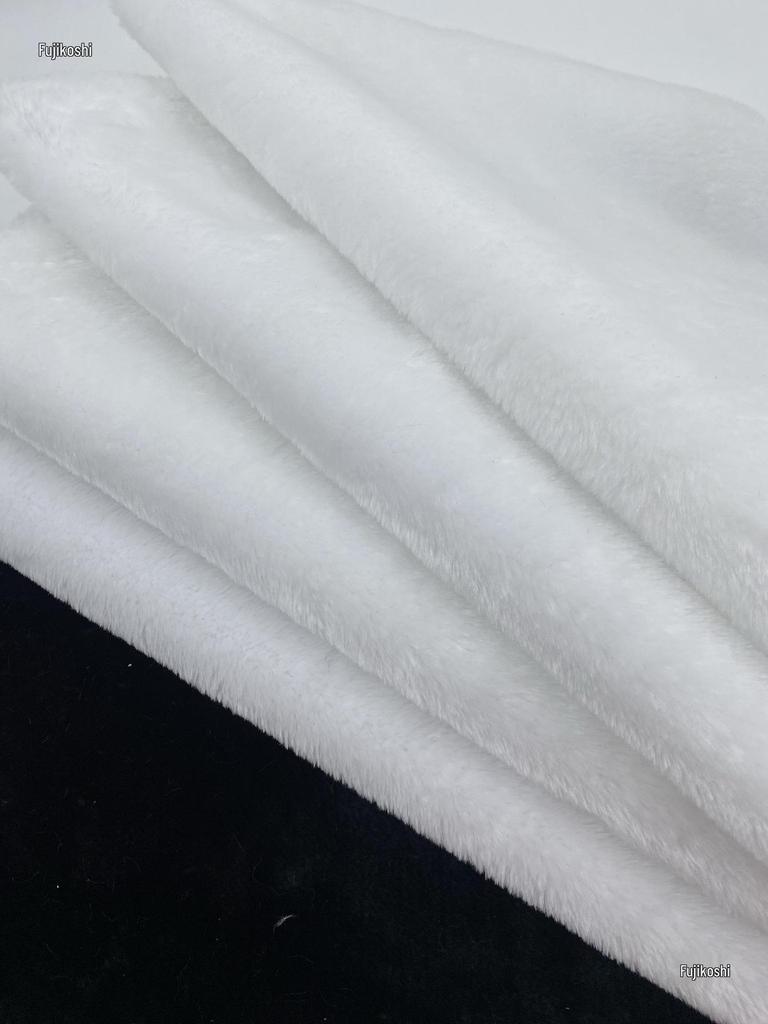 Black and White Plush Fabric Mat for Glasses, Phones, and Jewelry Display