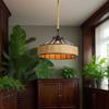 Dia 30cmClassical Hemp Rope Pendant Lamp Hanging Lustre for Ceiling Chandelier Classic Antique Industrial Iron Dining Room Light