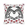 Pillow Case Valentines Day Skeleton Hand Heart  Soft  Pillow Cover For Wedding Party Home Decor Funny Pillowcases