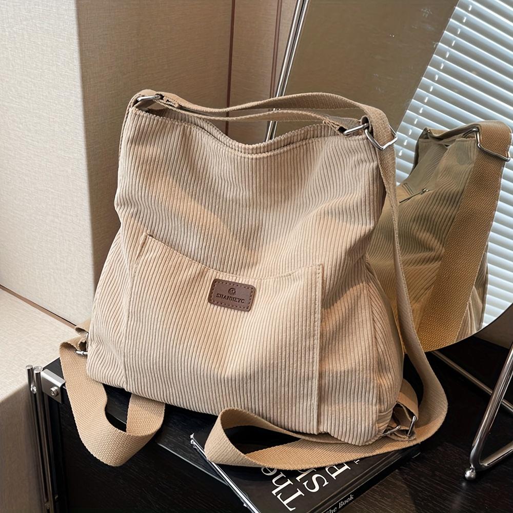 

Women s Casual Handbag Backpack, Fashi Solid Color Large Capacity Handbag, Trendy Crossbody Bag, Versatile Tote Multi-Purpose белый