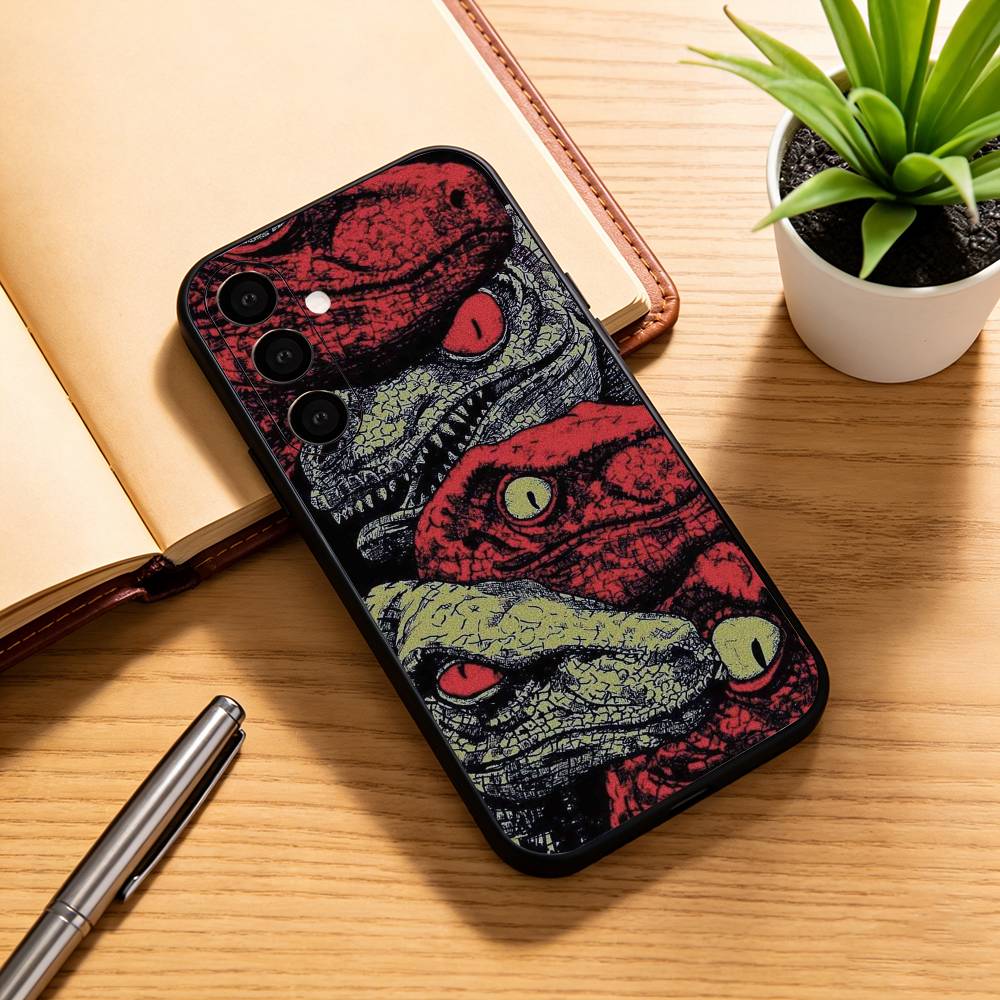 J-Jurassic D-Dinosaur World  Phone Case For Samsung Galaxy A73,A72,A71,A70,A53,A52,A51,Others Soft Black Cover