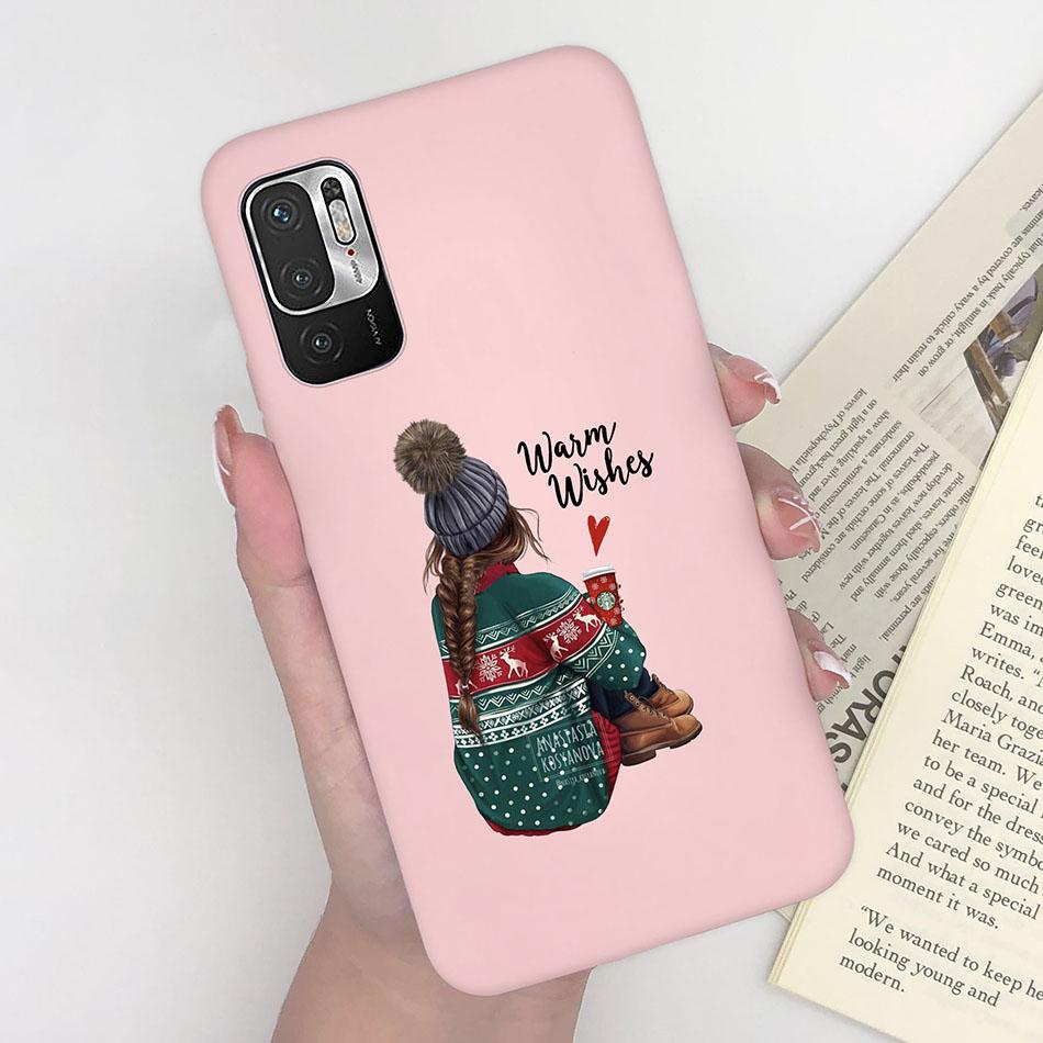 For Xiaomi Redmi Note 10 10T 11 SE 5G Case Pilot Cartoon Pattern Soft Silicone Back Cover For Xiaomi Poco M3 Pro 5G New Bumper