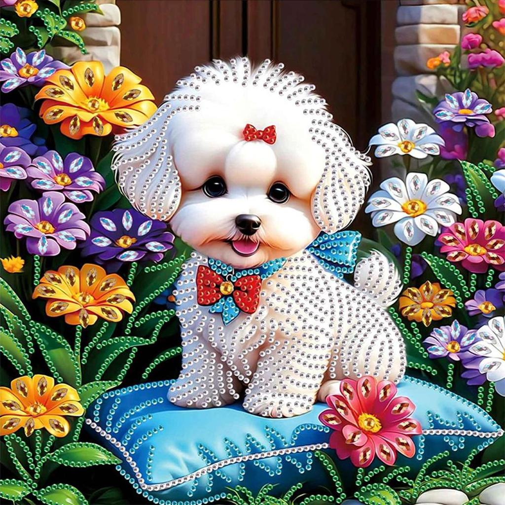 Animal 5D DIY Special Shape Crystal Partial Diamond Painting Kit Home Wall Decor