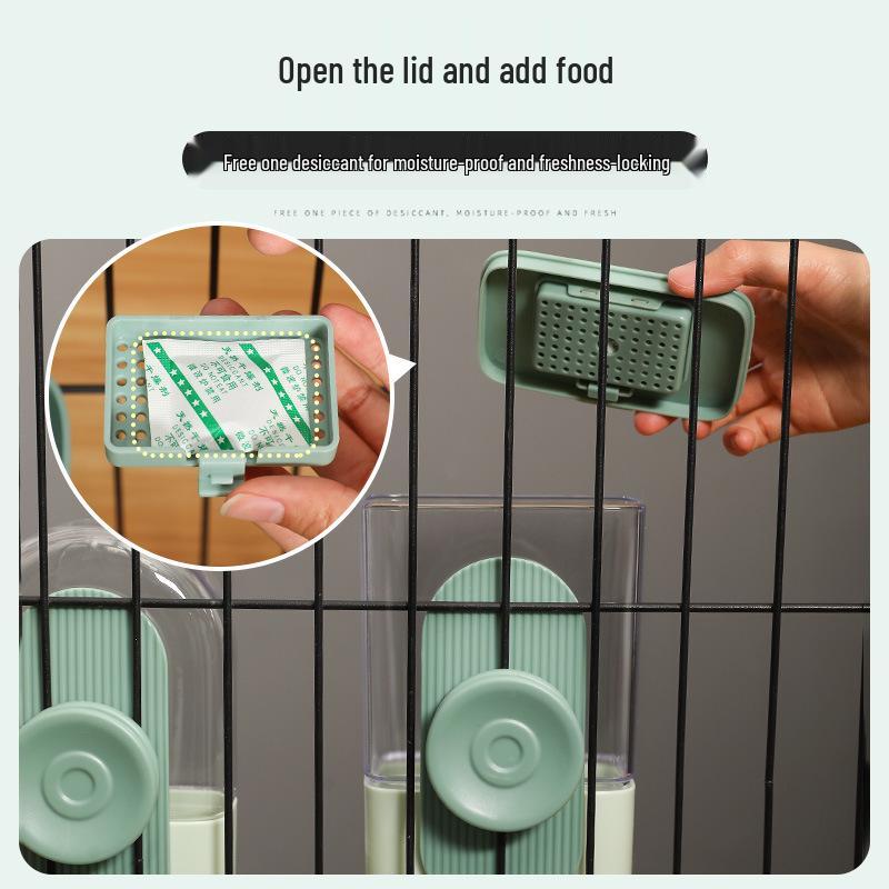 Hanging Pet Water Fountain and Feeder for Cats and Dogs