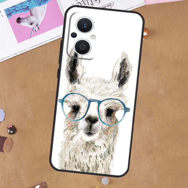 Lama Llama Alpaca For OPPO Reno 11F 12F 13F 14F 10 11 12 13 14 Pro 7 8 Lite 8T OPPO Find X5 X6 X8 X9 Pro Case
