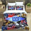 Bumblebee Car Duvet Cover Transformers Pillowcase Bedding Set Adult Boy Girl Bedroom Decoration Children Single Double Size
