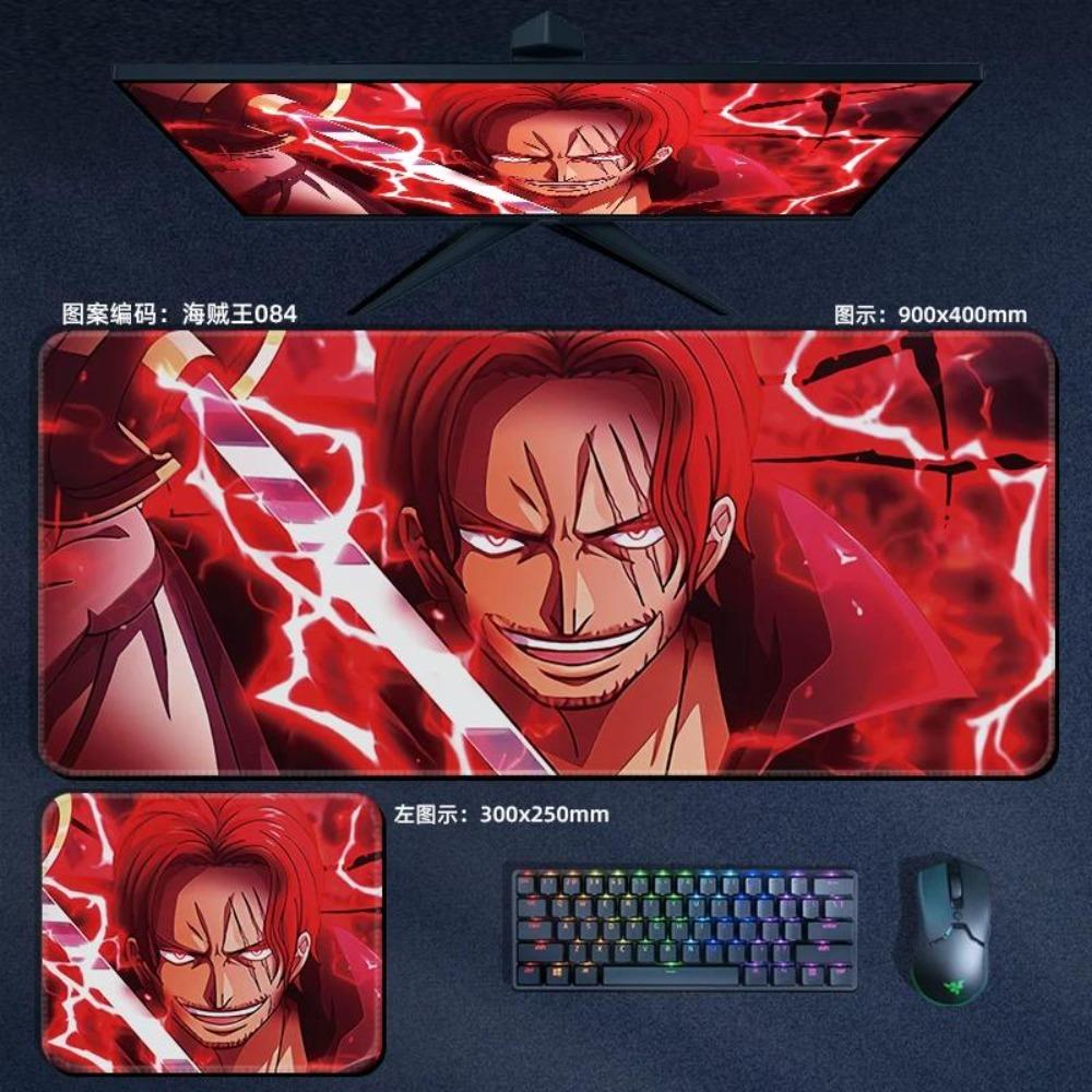 Nautical King Animation Periphery Cute ONE PIECE Leather Mouse Pad Boys Oversized Small E-sports Game Office Computer Keyboard Pad Notebook Table Mat