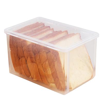 Contenedor de pan, caja de almacenamiento, dispensador de cocina, cajas de pan para hornear, recipientes para pasteles, caja hermética, refrigerador, cocina transparente