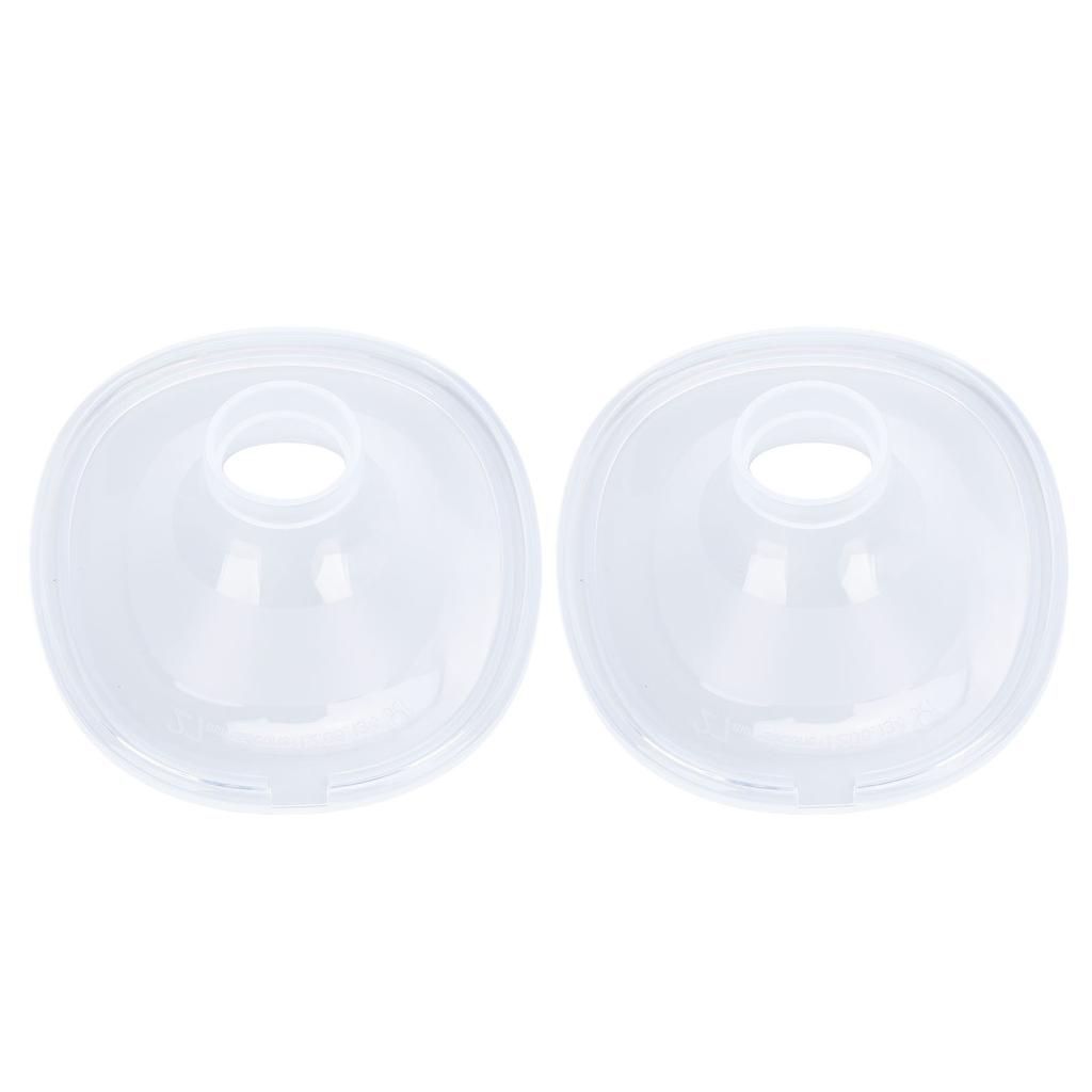 2 Pezzi Flangia in Silicone per 2 Pompe per Seno Indossabili Accessori Flangia Sostitutiva Inserto Cuscinetto Pezzi di Ricambio