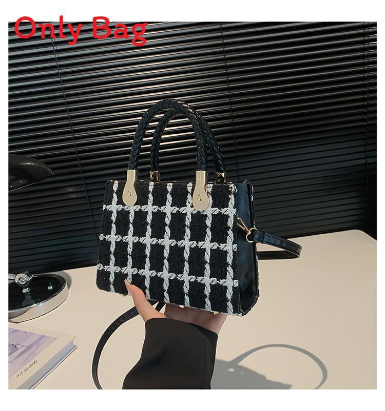 Designer Woolen Handbag For Women With Stitch Detailing And Inner Phone Pocket Suitable For Daily Use