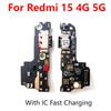 Für Xiaomi Redmi 15 4G 5G USB-Ladeanschluss Dock-Anschluss Ladeplatine Mikrofonmodul Flexkabel