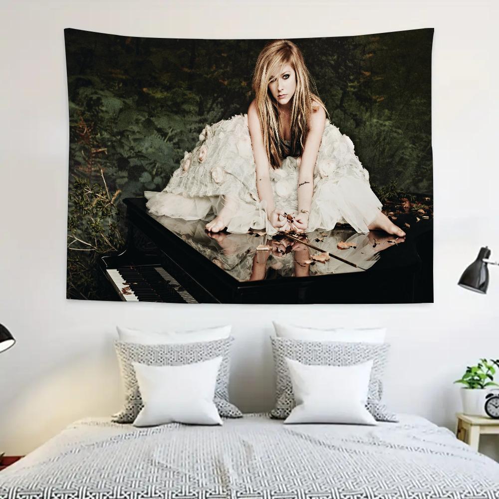 A-Avril Best L-Lavigne Tapestry Decoration party Background Hanging Cloth Bedroom Tapestry Room Decor Aesthetic820