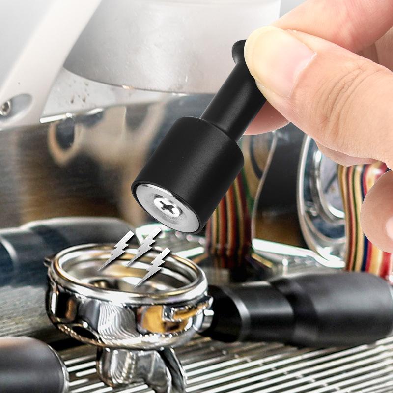 Press-Type Magnetic Coffee Puck Screen Adsorption Tool Coffee Secondary Distribution Network Attractor Coffee Extraction Tools