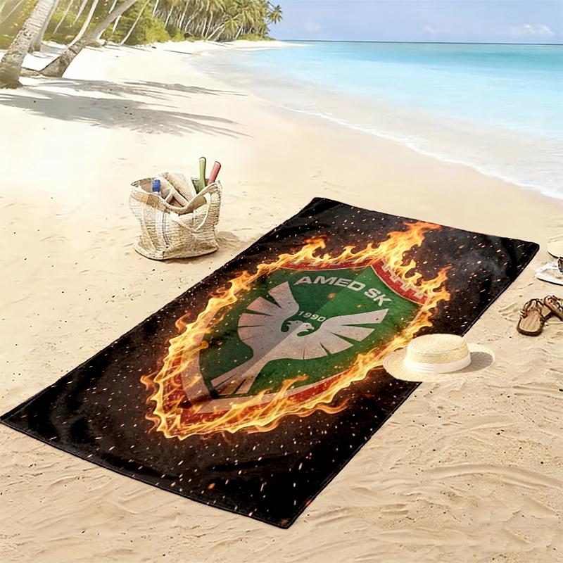 Amedspor Print Beach Towel Large Soft Quick Dry Towel For Beach Camping Swimming