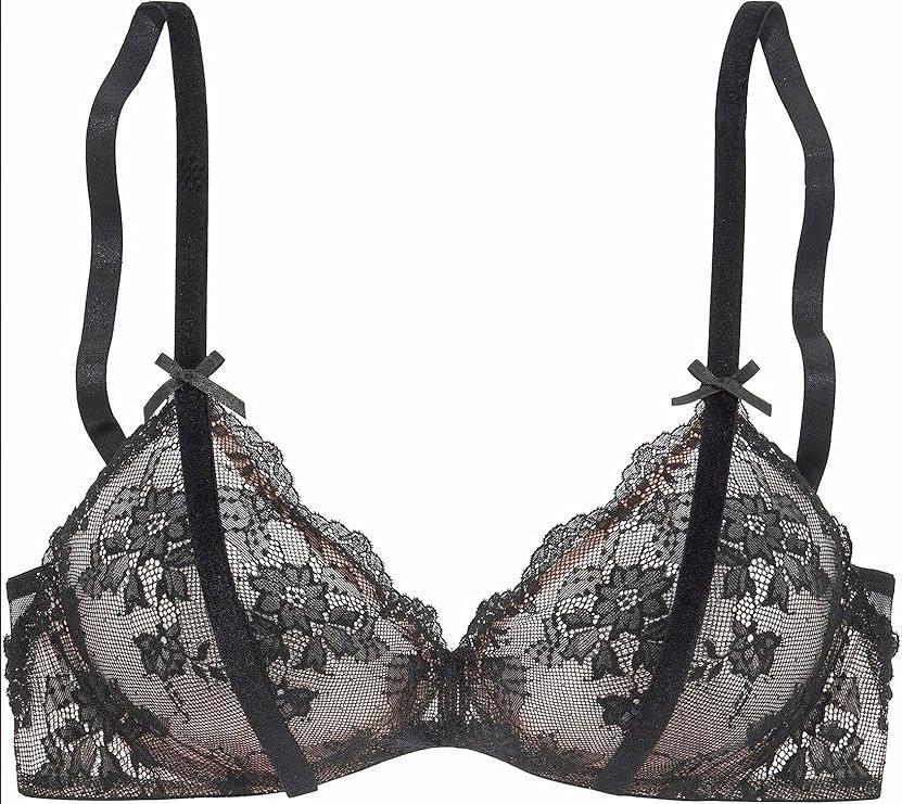 H2153 Lascana Wire Bra Soft Lace Bra With Underwires 80C