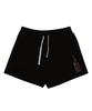Astral Projection Ap Lettering Comfortable Waffle Terry Shorts_Black