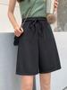 High-Waist Women's Summer Ice Silk Shorts