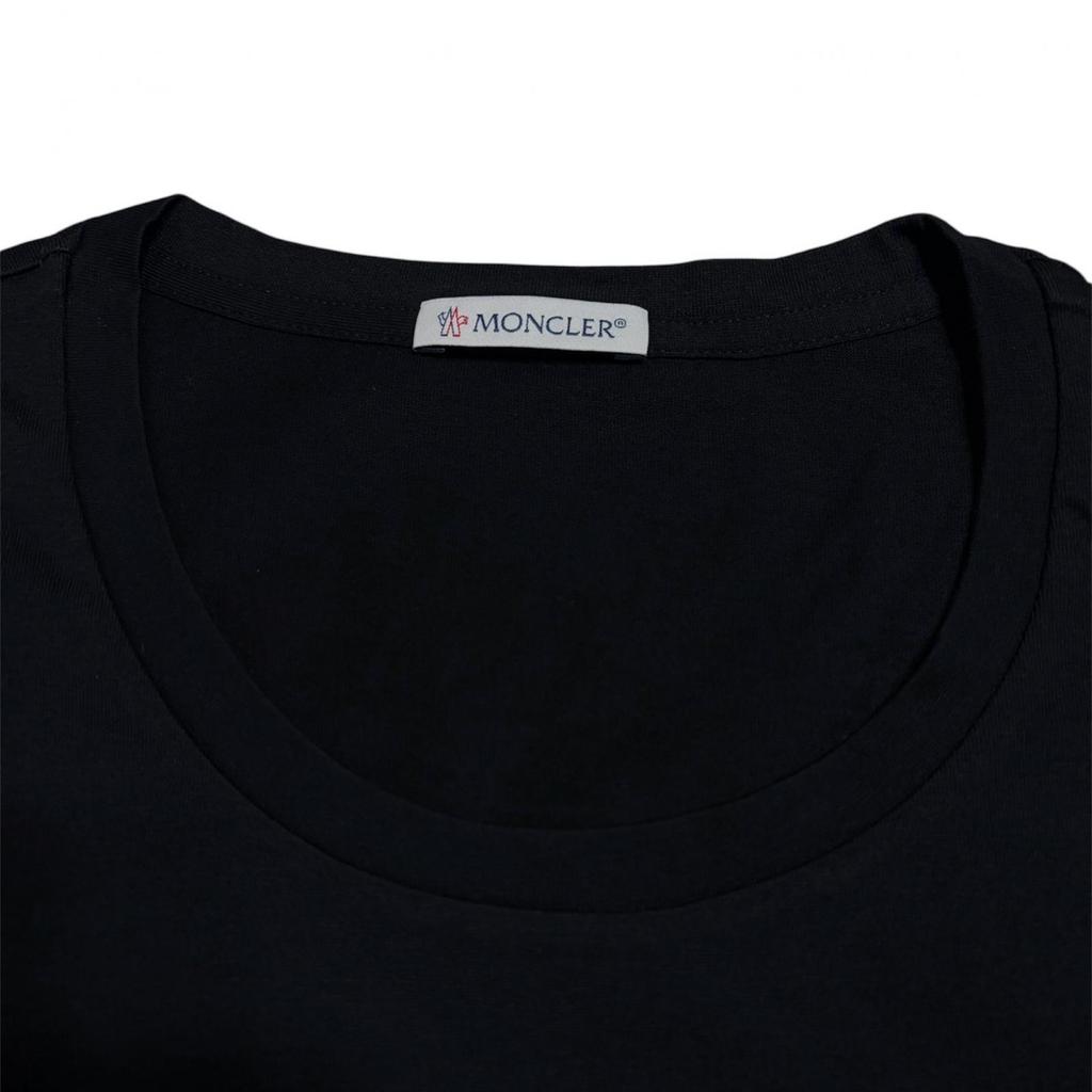 Used MONCLERShort sleeve T-shirt black mens