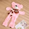 80-180cm Giant Size Skin Plush Toy Soft Animal Love You Scarf Bear Doll Empty Cushion Pillow Boys Doll Gifts 4 Color