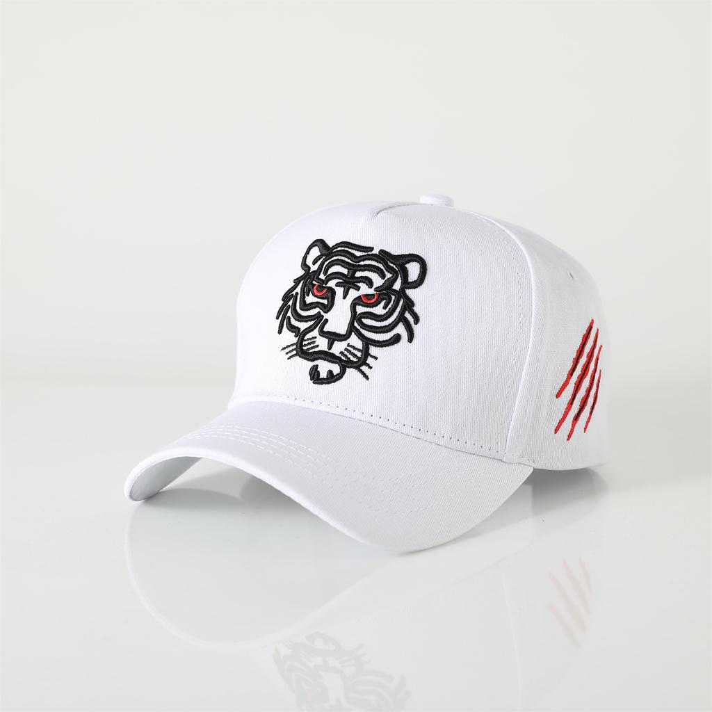 Unisex Cotton Tiger Embroidery Baseball Cap Men Women Hip Hop Hat Leisure Trucker Caps Outdoor Adjustable Snapback Hats Gorras