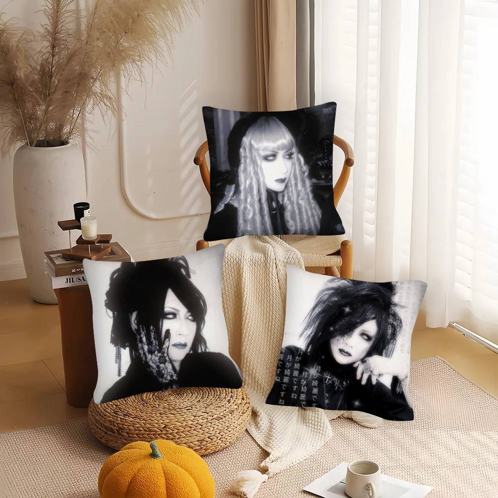 1Pc N-Mana M-Malice Gothic Mizer Pillow Case Fashion Square Pillowcase Bedroom Sofa Room Ins Decoration Leisure