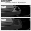 LUCKEASY for Tesla Model Y Standard RWD 2025 2026 Water Cup Holder Insert Car Cup Box Shock-Absorbing Tray Silicone Organizer