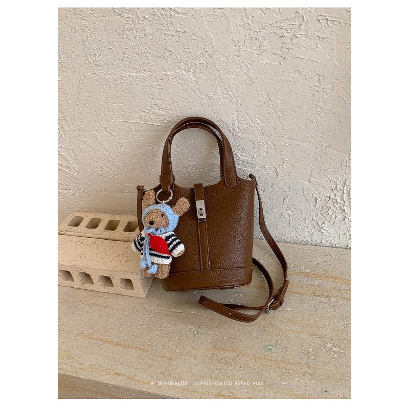 Fashionable Versatile Crossbody Bag, Simple Handbag, Single Shoulder Bucket Bag