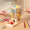 Pull Out Stick Game Toys Colorful Wooden Stick Board Games Parent-Child Interactive Puzzle Toys