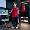 Zweiteiliges Sweatshirt-Set für Jungen Lässiges Herbst-Outfit