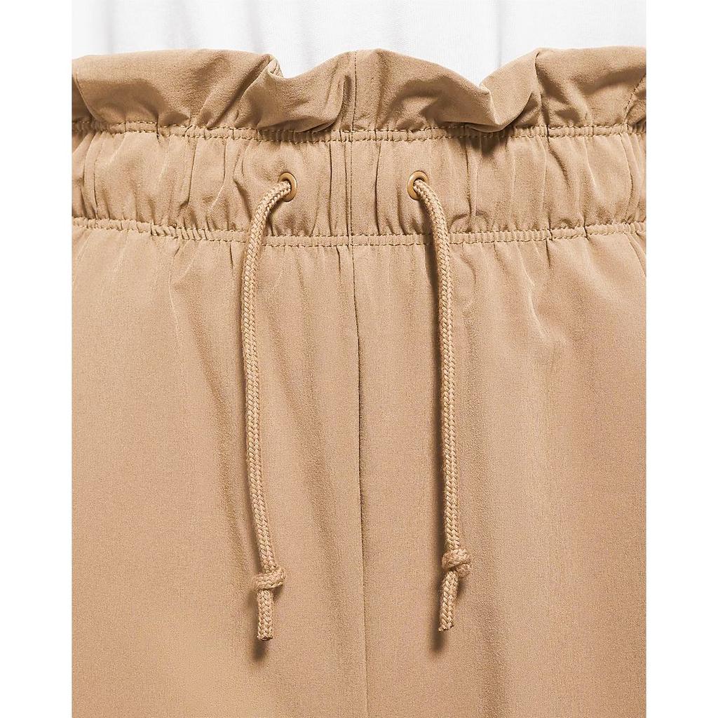 Nike Solid Color Straight Leg Casual Shorts Women shorts Brown DQ6173-258