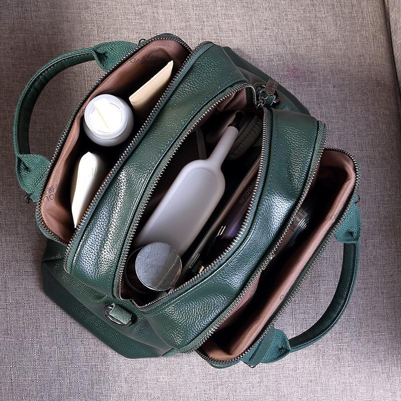 Johnature Minimalist Versatile Handbag With Multiple Compartments Large Capacity Women's Bag Shoulder Crossbody Bags