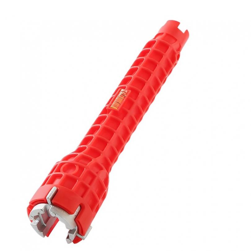 

8-в-1 установщик смесителей и раковин, инструменты для раковины для унитаза/ванной комнаты/кухни, противоскользящий многофункциональный гаечный ключ, сантехнический инструмент