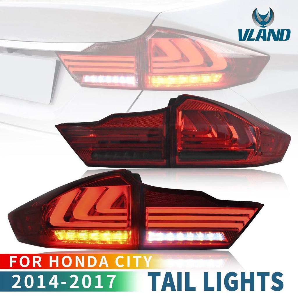LED Headlight Assembly Upgrade for 2014-2017 Honda City: Includes Brake and Fog Lights